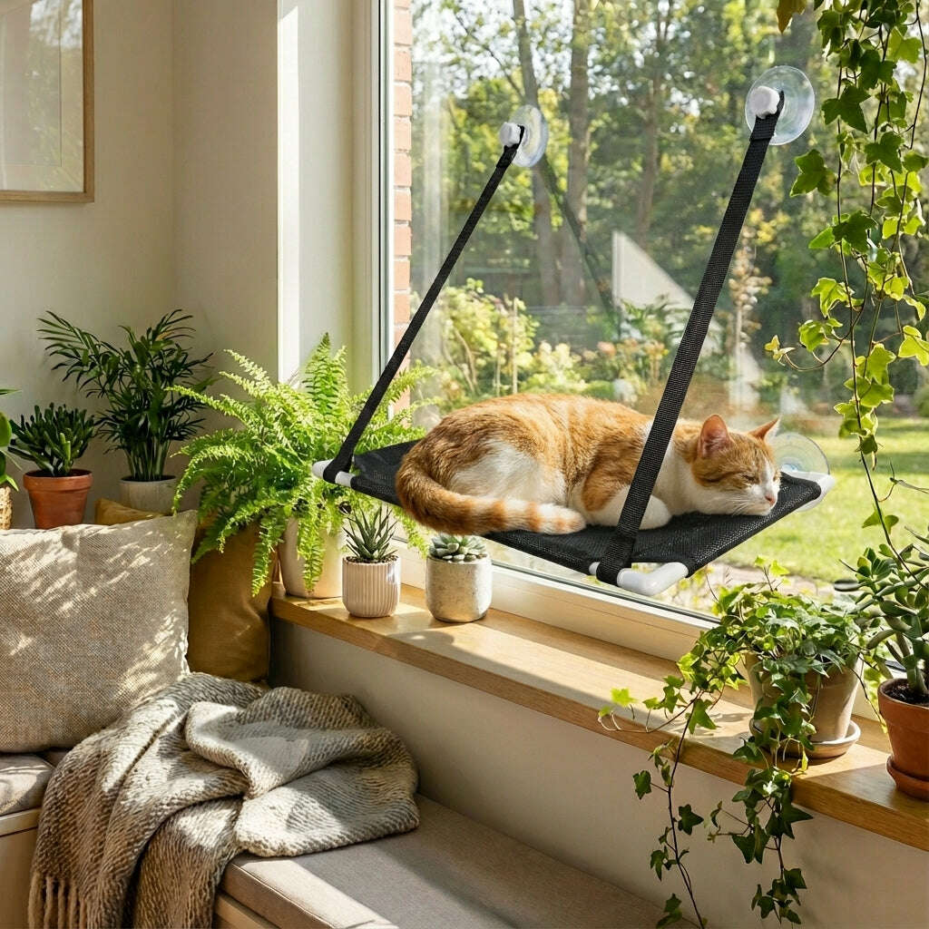 Cat window bed