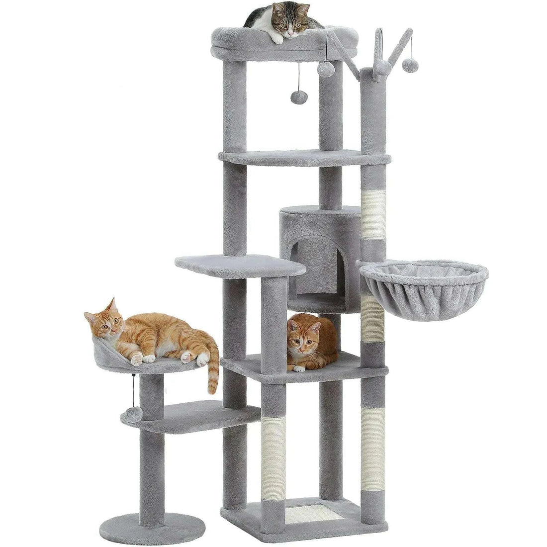 Giant multi-level cat tree