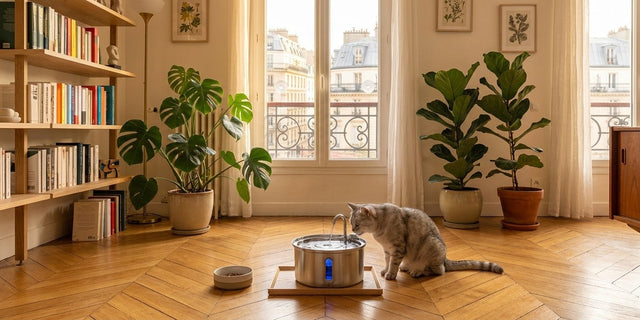 Fontaine à eau pour chat