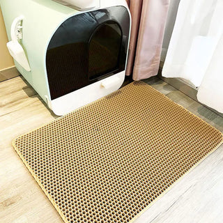 Tapis de litière imperméable pour chat double couche