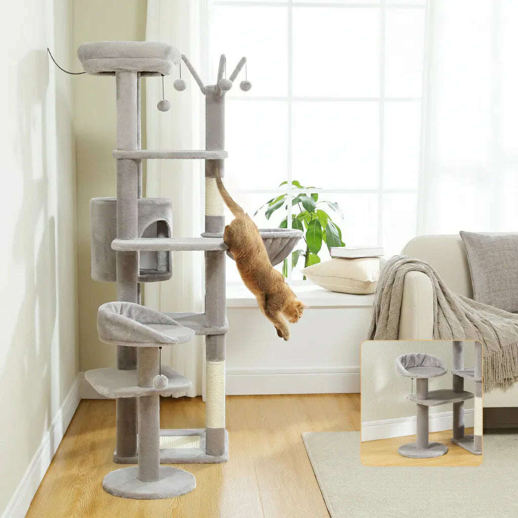 Giant multi-level cat tree