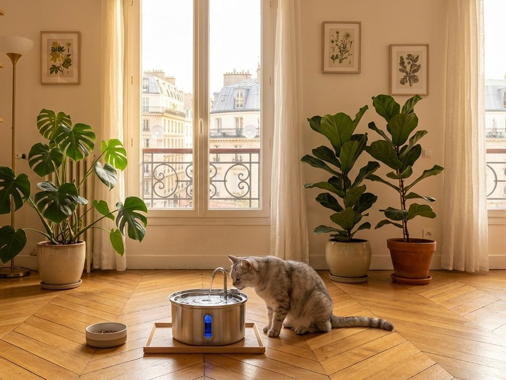 Fontaine à eau pour chat