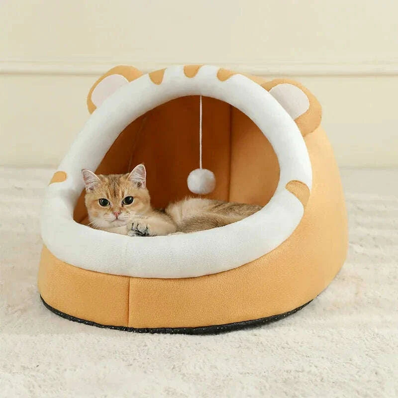 Small cat house, side view