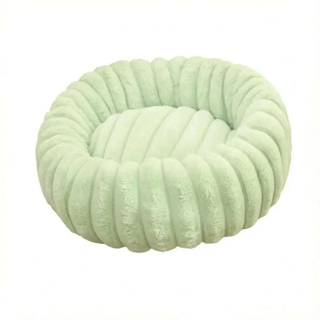 Modern cat bed, light blue